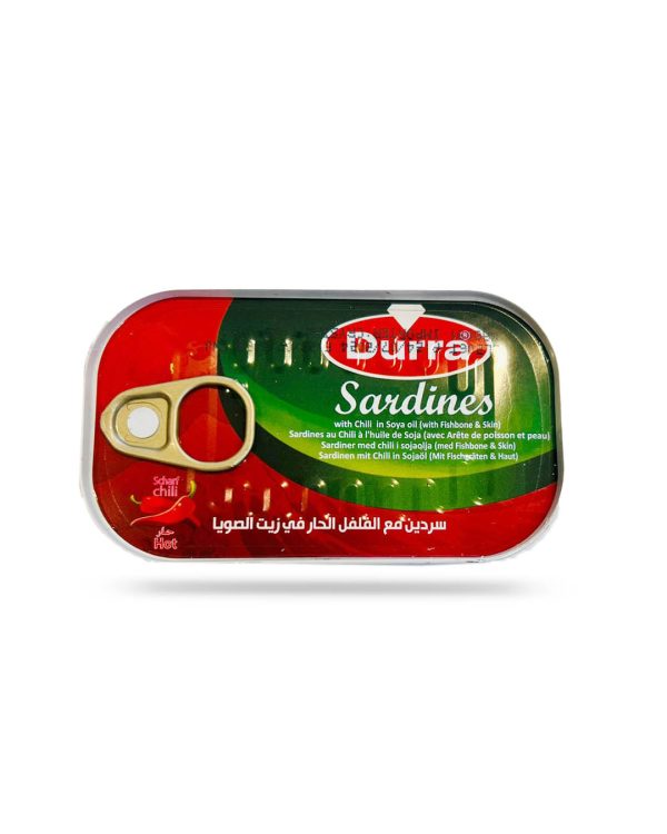 سردين دورا بالفلفل الحار